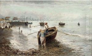 Fisherboats Near Amalfi by Giustinia Orsini
