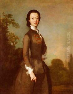 Portrait Of A Lady, Possibly A Member Of The Foley Family by Richard Wilson