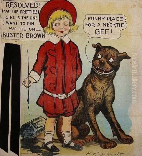A Buster Brown Banner - view 1