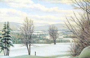 Near Lake Placid, Andirondack Mountains, New York by Levi Wells Prentice