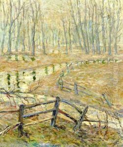 Landscape with Stream by Ernest Lawson