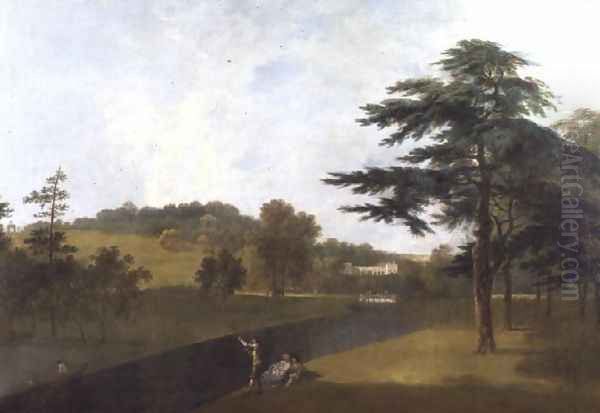 Wilton, Inigo Jones Stables, Temple Copse and Sir William Chambers Arch - view 1