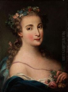 Bildnis Einer Jungen Frau Als Flora