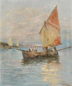 Barca Di Pescatori by Giuseppe Pecenco