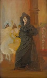 La Courtisane Masquee by Ernst Peche