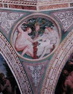 Original Sin from the pendentive of the dome 1532-36