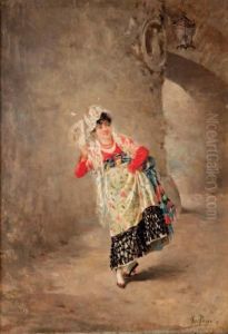 Espagnole A L'eventail Espagnole A L'eventail