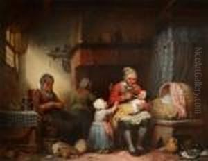 Domestic Bliss. Panel (mahogany)