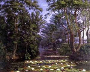 River Cherwell Waterlilies by William Turner