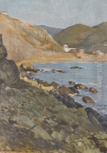 Kustenpartie Bei Levanto by Theophil Preiswerk