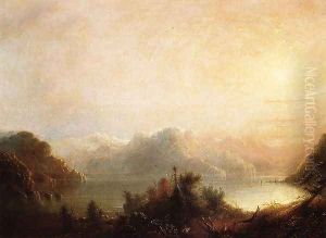 Mountain Lake by Alfred Jacob Miller
