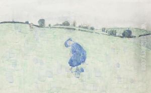 Landscape With Figure by John Quinton Pringle