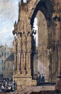 Ratisbonne Cathedral by Samuel Prout