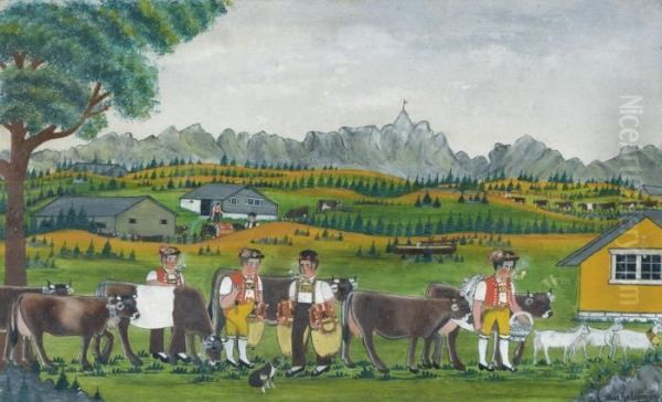 Ankunft Auf Der Alp - view 1