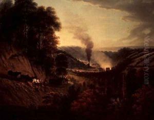 Morning at Coalbrookdale by William Williams