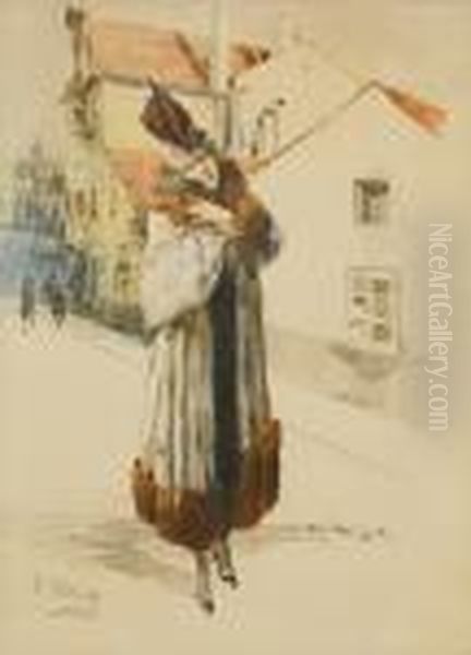 Lady In A Fur Coat - view 1
