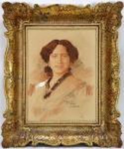 Madchen Im Brustportrait. by Karel Relink