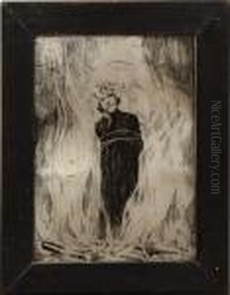 Framed Ink Etched Plate - view 1