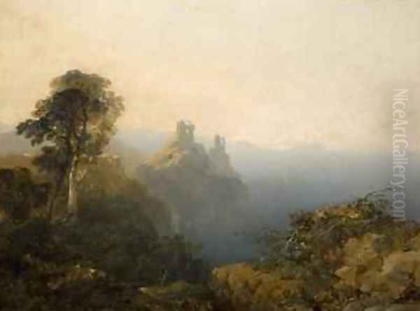 Black Castle Wicklow 1854 - view 1