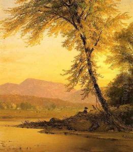 An Afternoon by the River by Richard William Hubbard