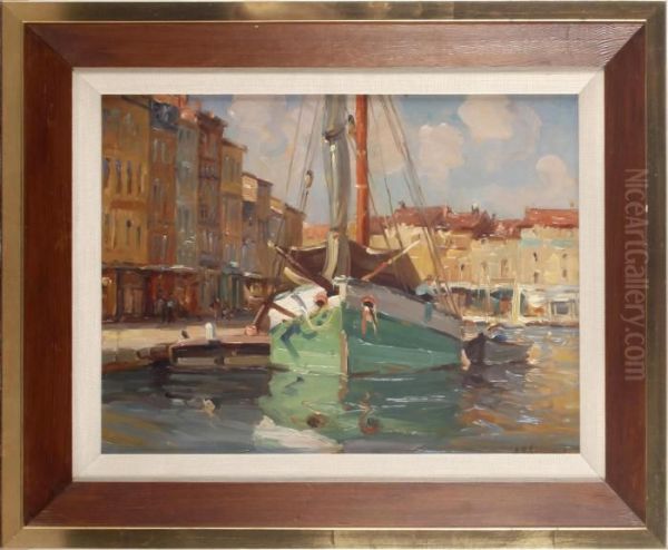 A Docked Boat - view 1