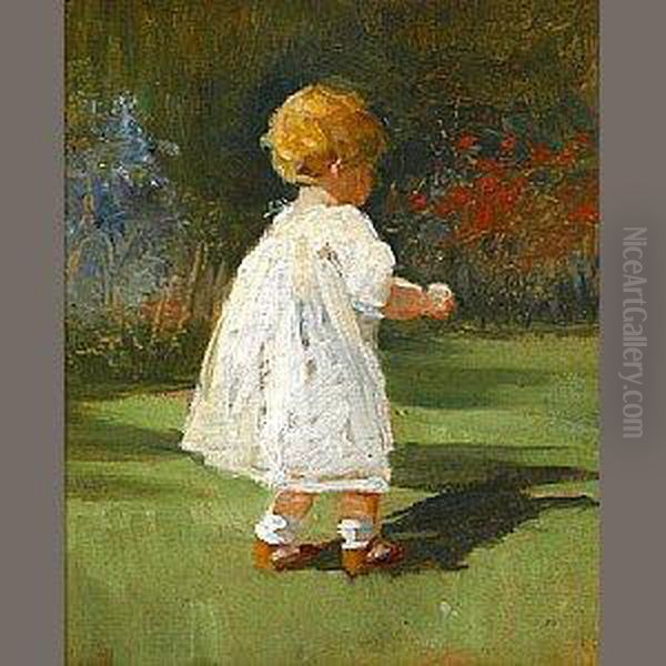 Child In A Garden - view 1