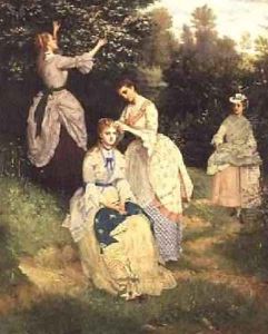 A Springtime Idyll 1871 by William Oliver