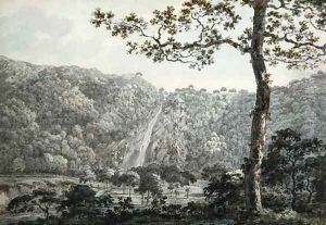 The Falls at Powerscourt, Co. Wicklow, Ireland by William Pars