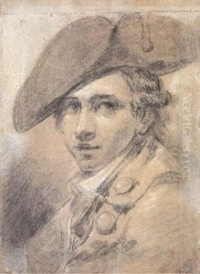 Portrait En Buste D'un Jeune Homme Portant Un Bicorne by Guillaume Joseph Roques
