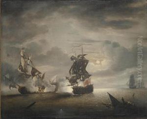 Webster The Battle Of Cartagena by George Rowe