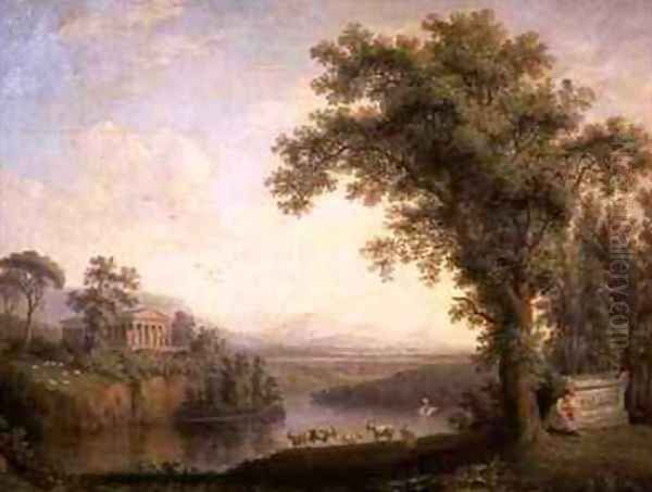Antique Landscape with Phaetons Tomb - view 1