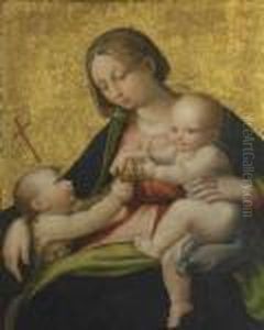 Madonna And Child by Andreas Sabatini Da Salerno
