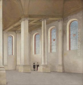 The Interior Of The Nieuwe Kerk, Haarlem