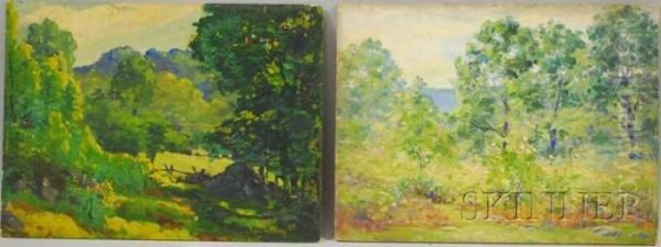 Two Wooded Landscapes - view 1