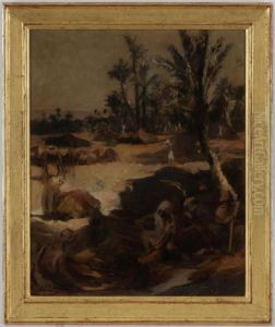 Campement Berbere by Pierre Alexandre Salles