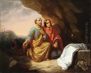 St. Peter And St. John At The Tomb Of Christ