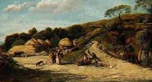 Steep Hill Isle of Wight by John Linnell