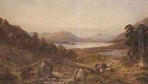 Head of Lough Carrib Connemara by John Faulkner