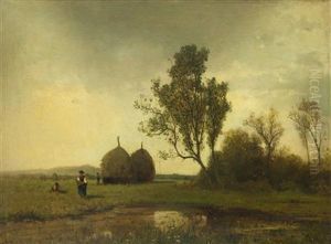 A Summer Landscape by Hans Schuhly