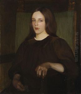 Portrait Of A Young Woman Seated In A Chair by Angelica Schuyler Patterson