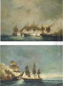 The Battle Of Tory Island by Charles Henry Seaforth