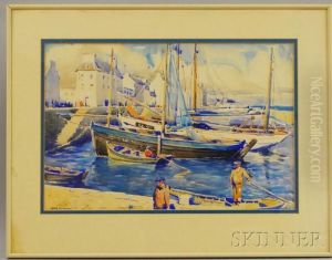 Harbor Scene by Henry Bill Selden