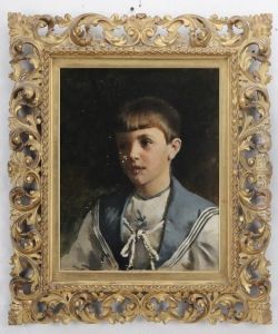 Portrait Of A Young Boy In A Sailor Suit