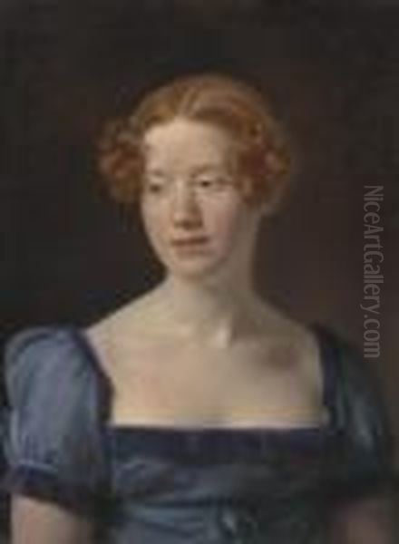 Portrait Of A Young Lady, Possibly Lady Pringle, Nee Emilia Anne Macleod - view 1