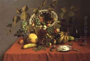 Still Life with Fruit and Flowers by James Miller