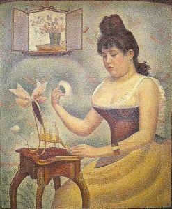 Young Woman Powdering Herself 1888-90