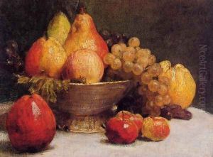 Bowl of Fruit by Ignace Henri Jean Fantin-Latour