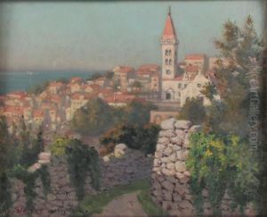 Blick Auf Lussinpiccolo by Hans Stalzer