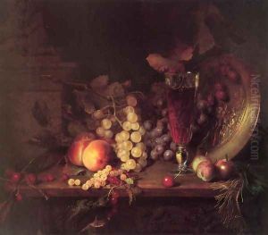 Still Life with Flowers by Blaise Alexandre Desgoffe
