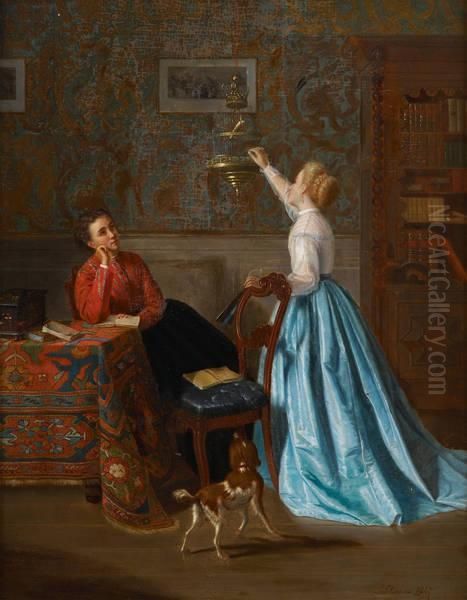 Les Jeunes Femmes Et L'oiseau - view 1